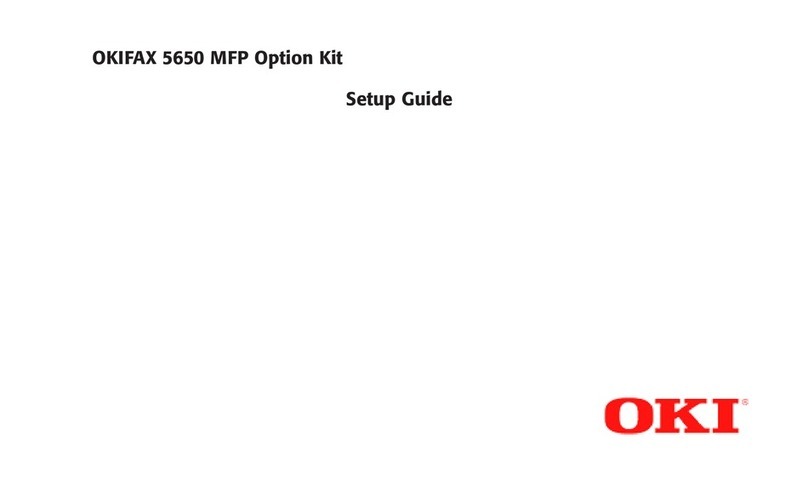 Oki OF5650 Options guide
