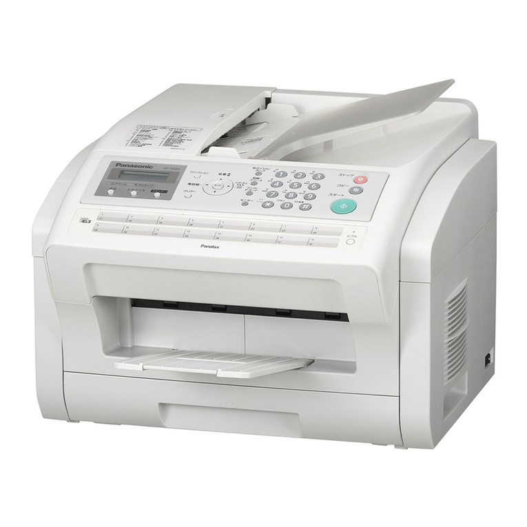 Panasonic UF-4500 User manual