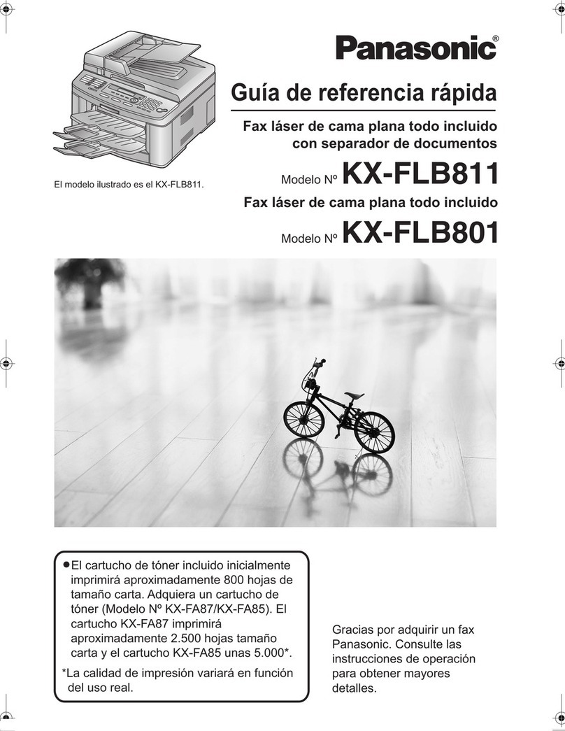 Panasonic KX-FLB811 - FLAT BED FAX Parts list manual