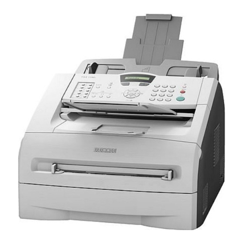 Ricoh FAX 1190L Safety guide