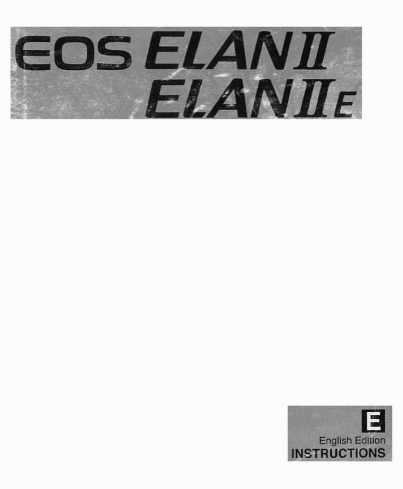 Canon EOS Elan II - EOS Elan II 35mm SLR Camera User manual