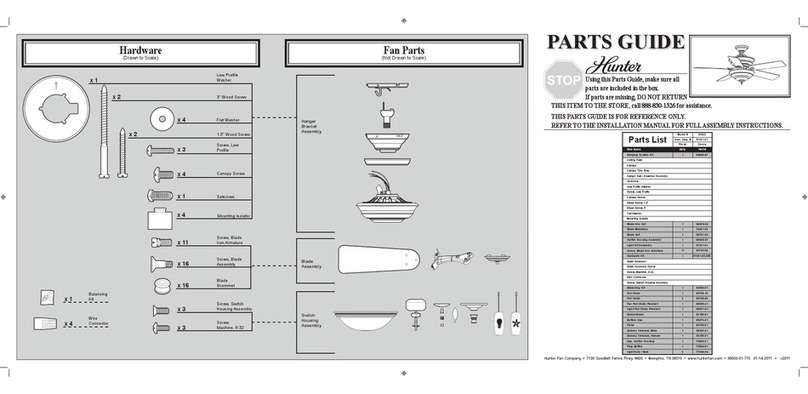 Hunter 20552 Manual
