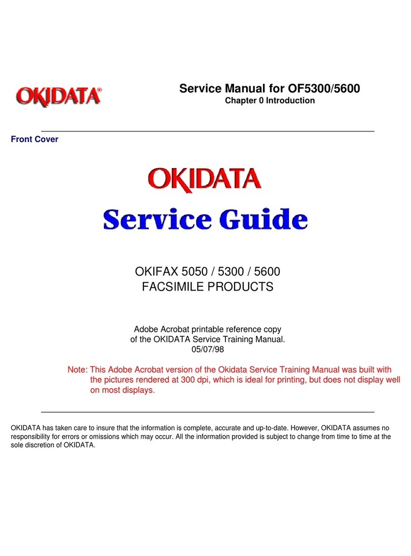 Oki OF5600 Service manual