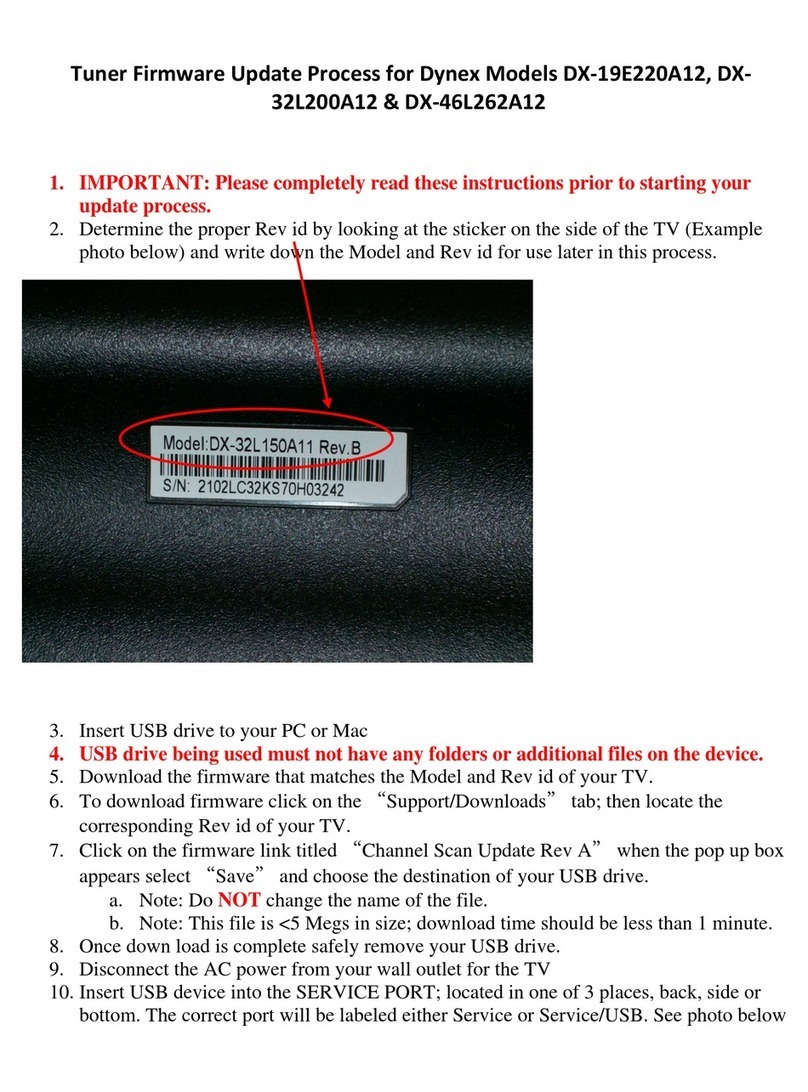 Dynex DX-32L200A12 Use and care manual