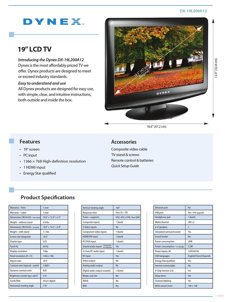 Dynex DX-19L200A12 User manual