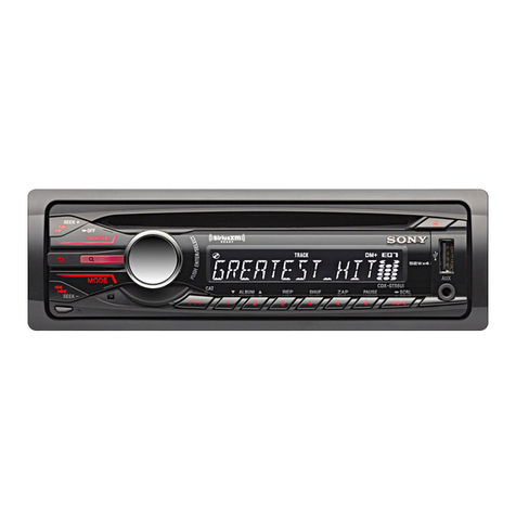 Sony CDX-GT56UI Installation/connections