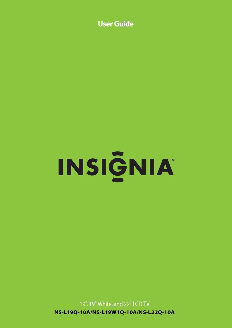 Insignia NS-L19Q-10A - 19" LCD TV User manual