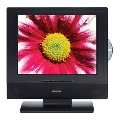 Audiovox FPE1508DV - 15" LCD TV owner's manual