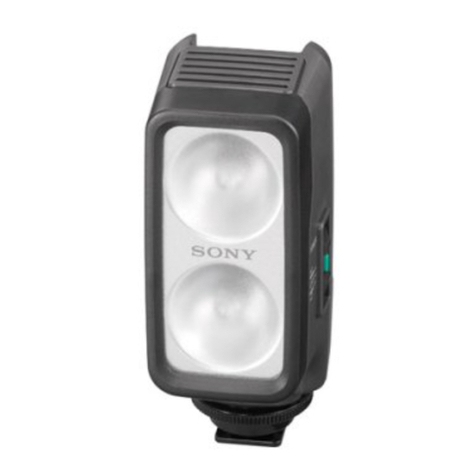 Sony HVL-20DX - BATT.POWERED VIDEO LT User manual