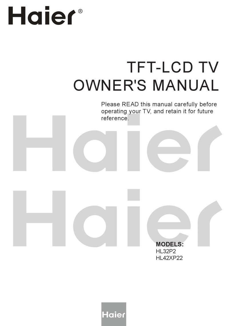Haier HL32P2 User manual Haier HL32P2 User manual