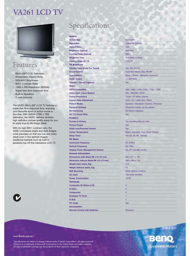 BenQ VA261 User manual