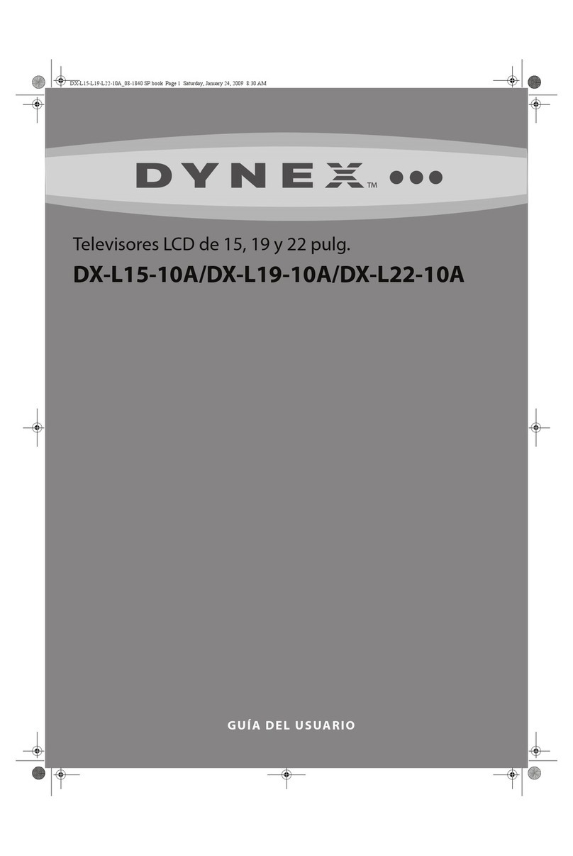Dynex DX-L15-10A - 15" LCD TV Quick start guide