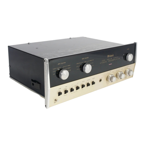 McIntosh C24 Service information