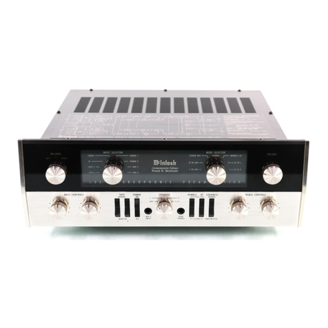 McIntosh C22CE User manual