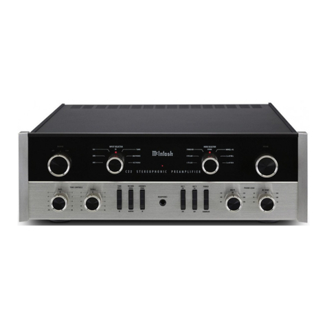 McIntosh C22 Operating and installation instructions