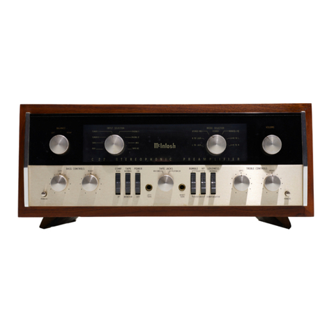 McIntosh C22 User manual