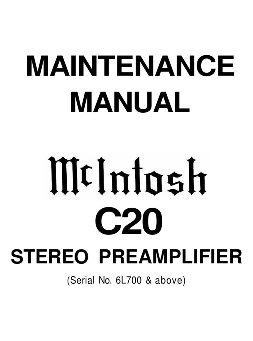 McIntosh C20 - User manual