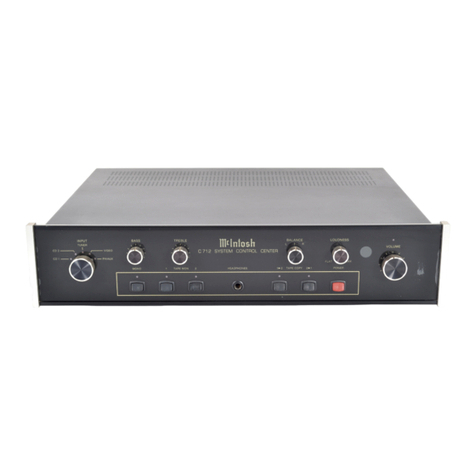 McIntosh C712 User manual
