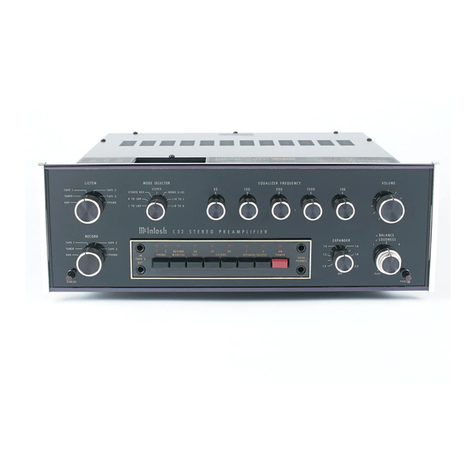 McIntosh C32 owner's manual