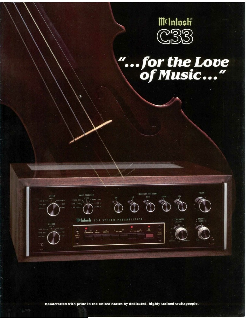 McIntosh C33 brochure