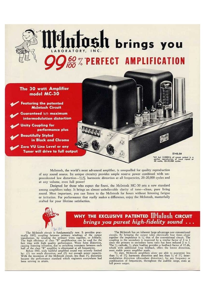 McIntosh C8 - SCHEMATICS User manual