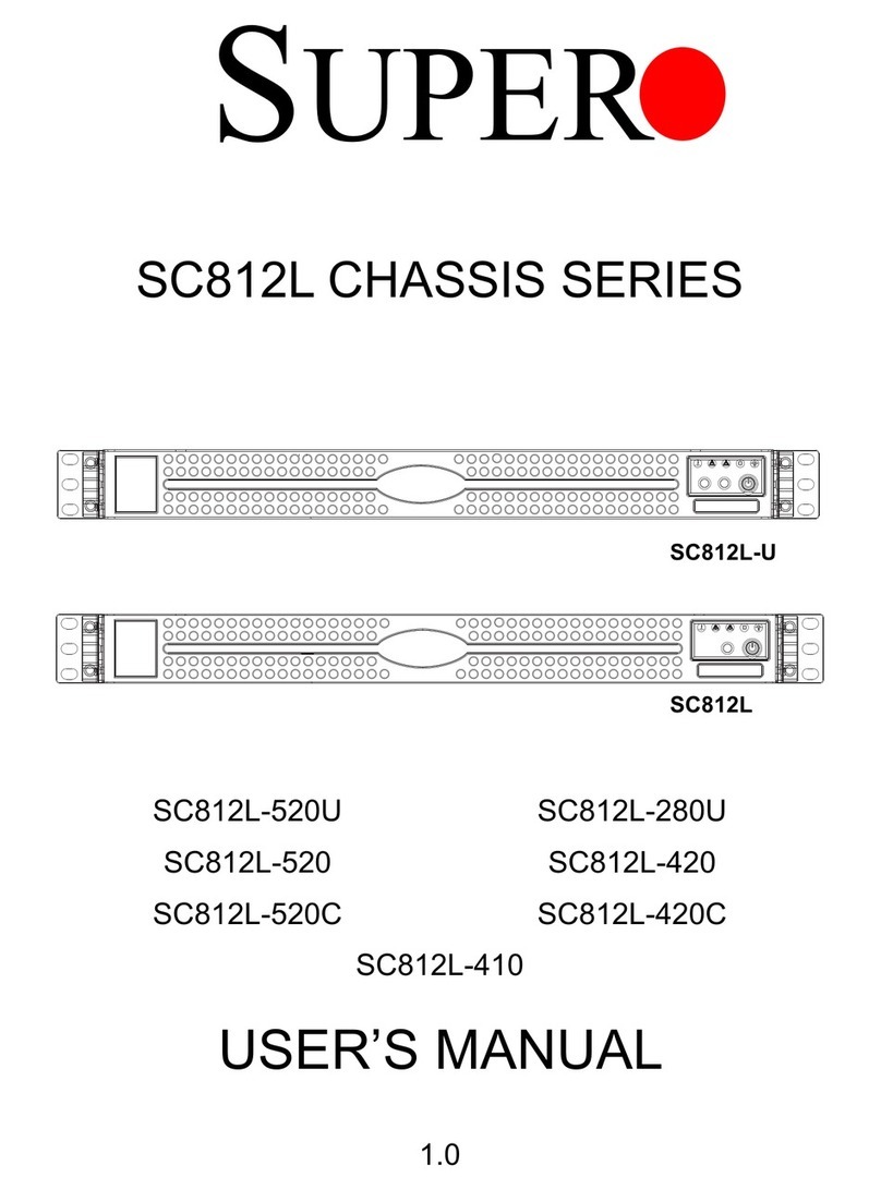 Supermicro SC812L-520 user manual