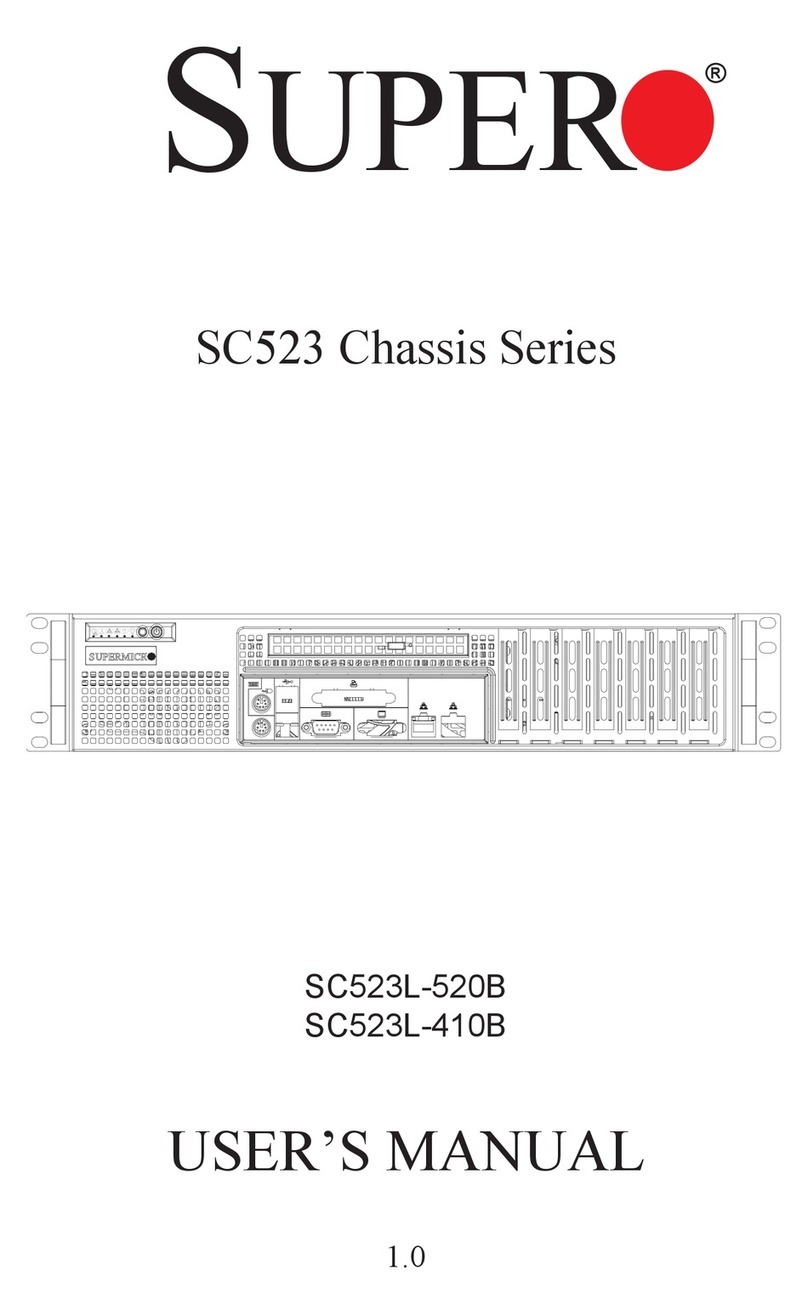 Supero SC523L-410B User manual Supero SC523L-410B User manual