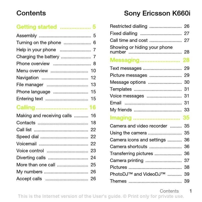 Sony Ericsson K660i User manual