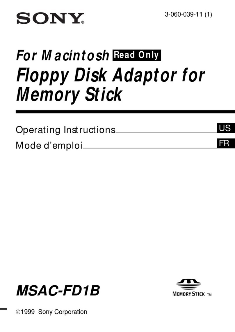 Sony MSAC-FD1B User manual