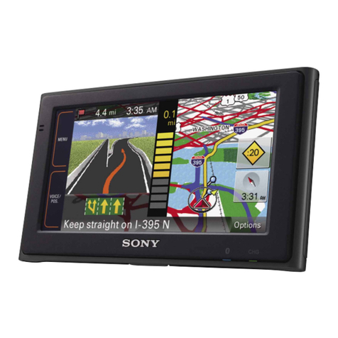 Sony NV-U94T - Automotive GPS Receiver User manual Sony NV-U94T - Automotive GPS Receiver User manual