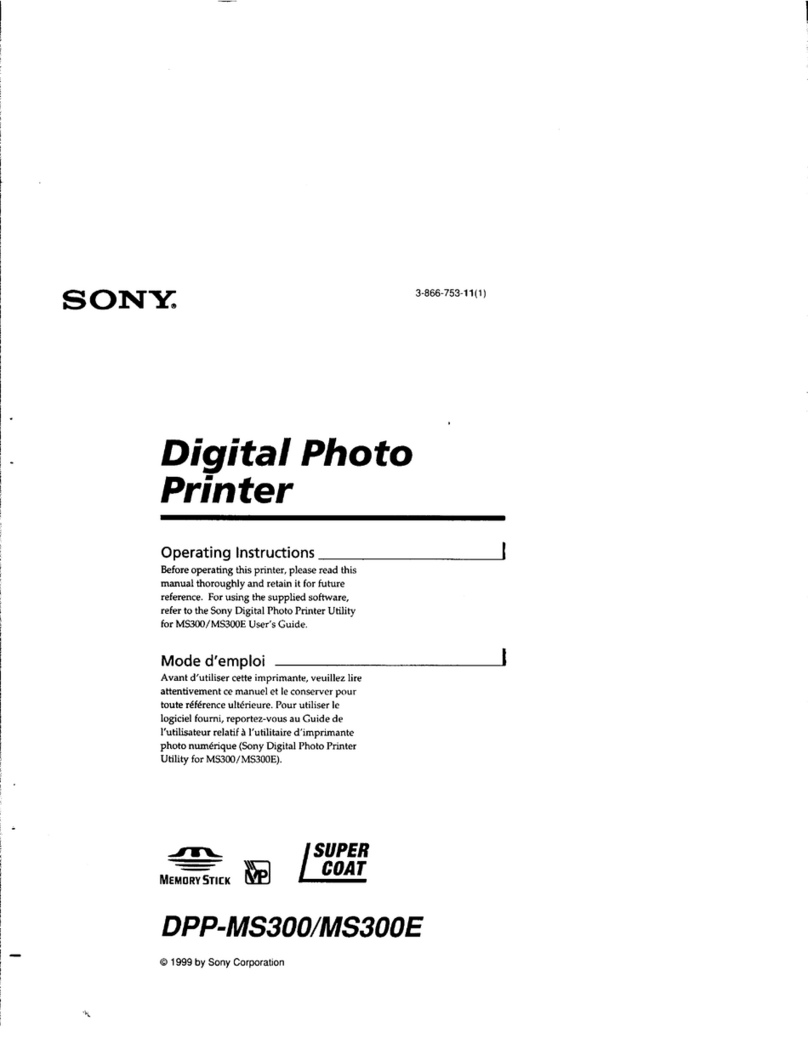 Sony DPP-MS300 Marketing User manual