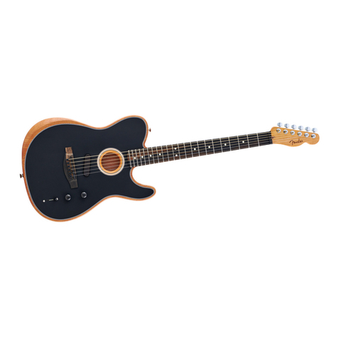 Fender ACOUSTASONIC User manual Fender ACOUSTASONIC User manual