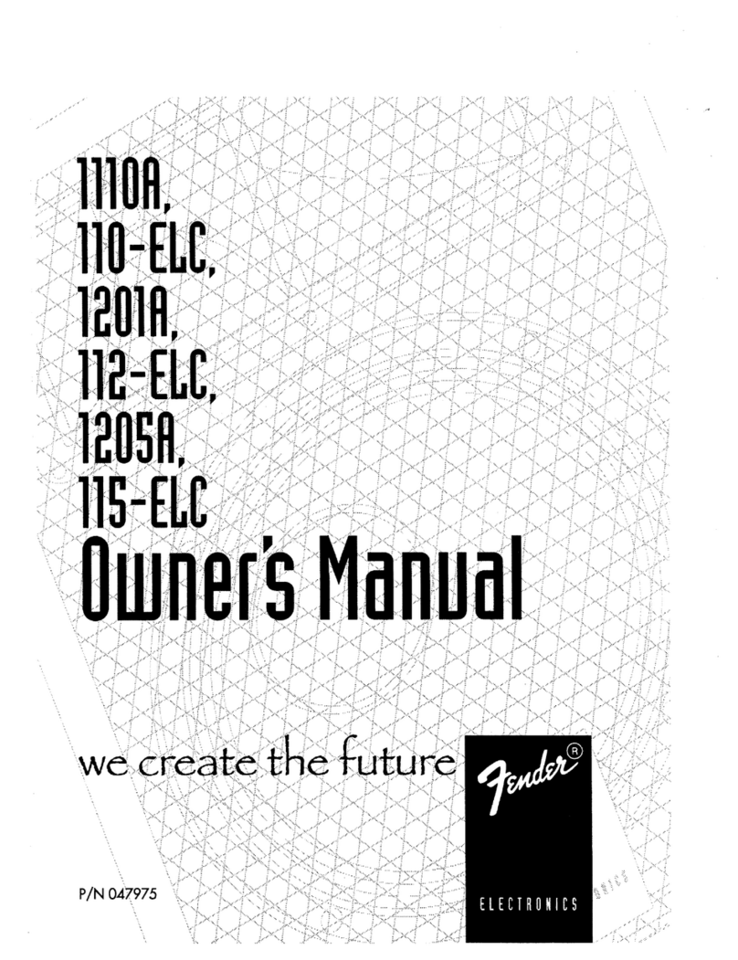 Fender 110-ELC owner's manual