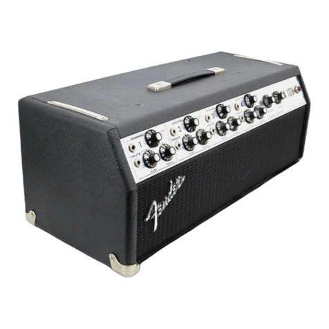 Fender PA 100 manual
