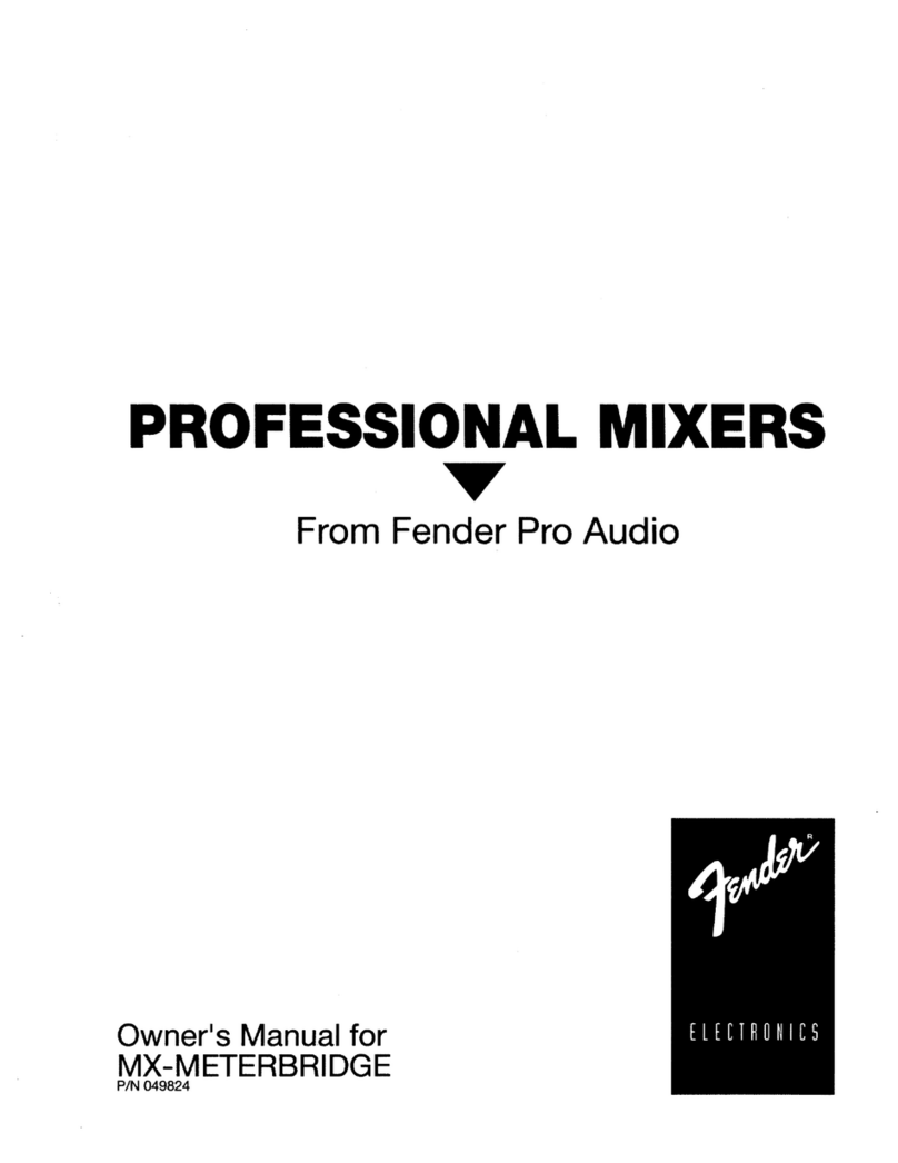 Fender MX-5200 manual