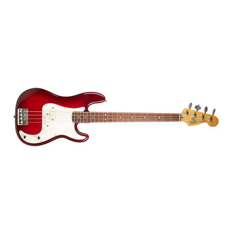 Fender ELITE PRECISION BASS I User manual Fender ELITE PRECISION BASS I User manual