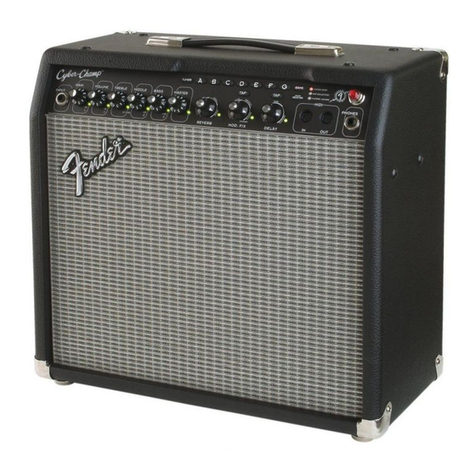 Fender CYBER-CHAMP manual
