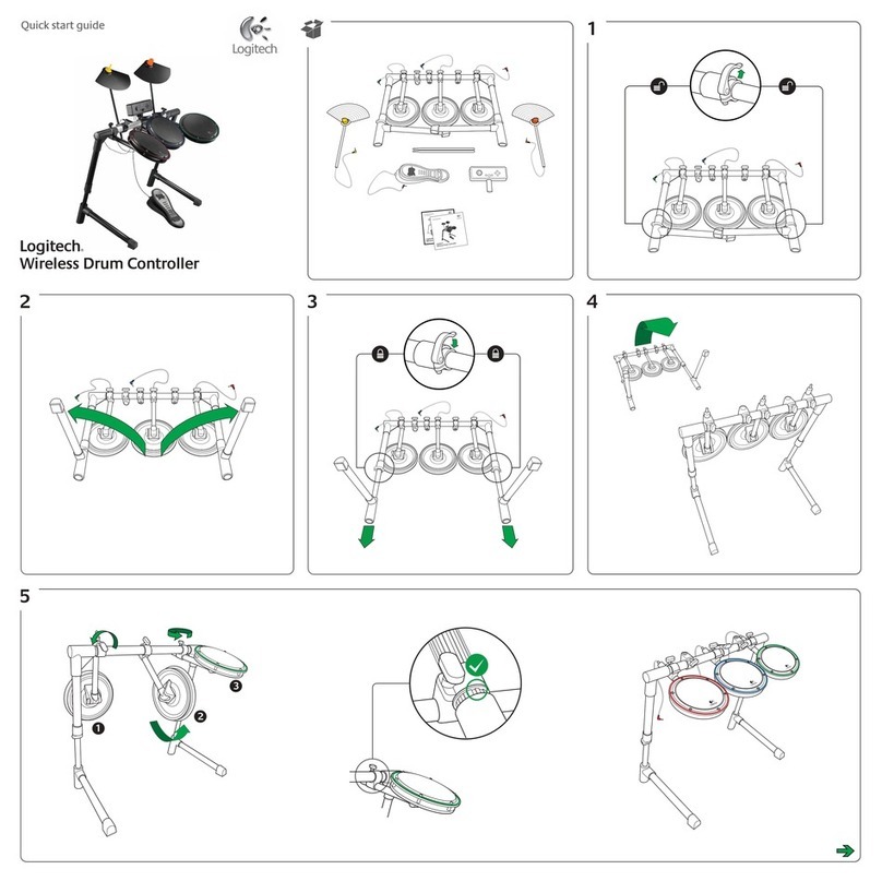 Logitech 939-000183 - Wireless Drum Controller User manual