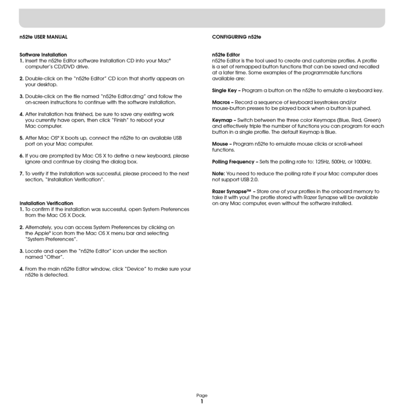 Belkin n52te - Nostromo SpeedPad Game Pad user manual