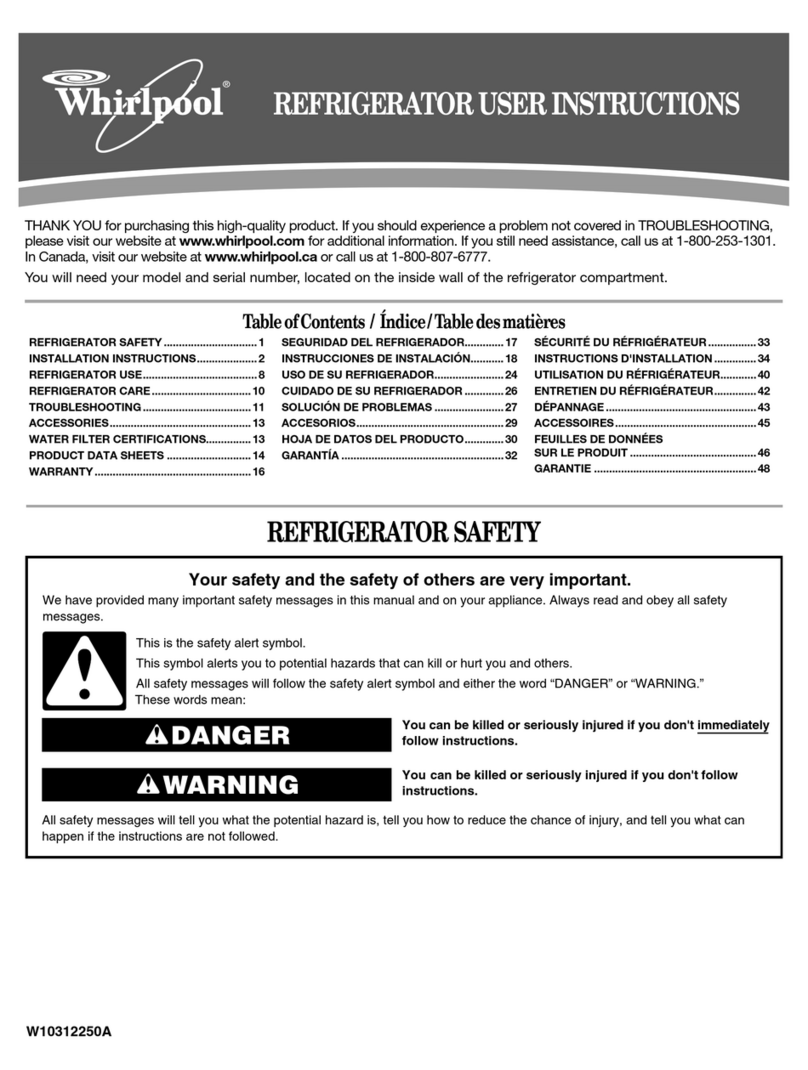 Whirlpool G2IXEFMW - 4-10 User manual Whirlpool G2IXEFMW - 4-10 User manual