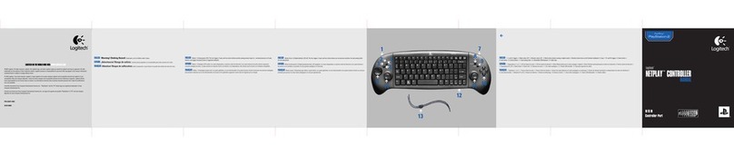 Logitech 963248-0403 - Gamepad For NUON Game Pad User manual