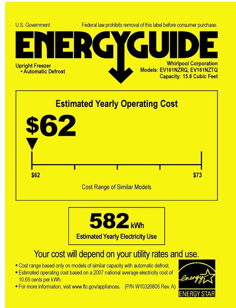 Whirlpool EV161NZTQ Assembly instructions