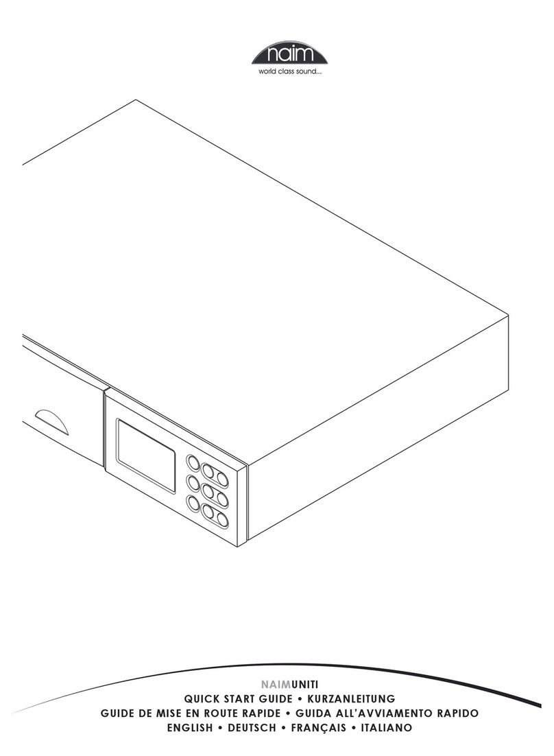 NAIM UNITI User manual NAIM UNITI User manual
