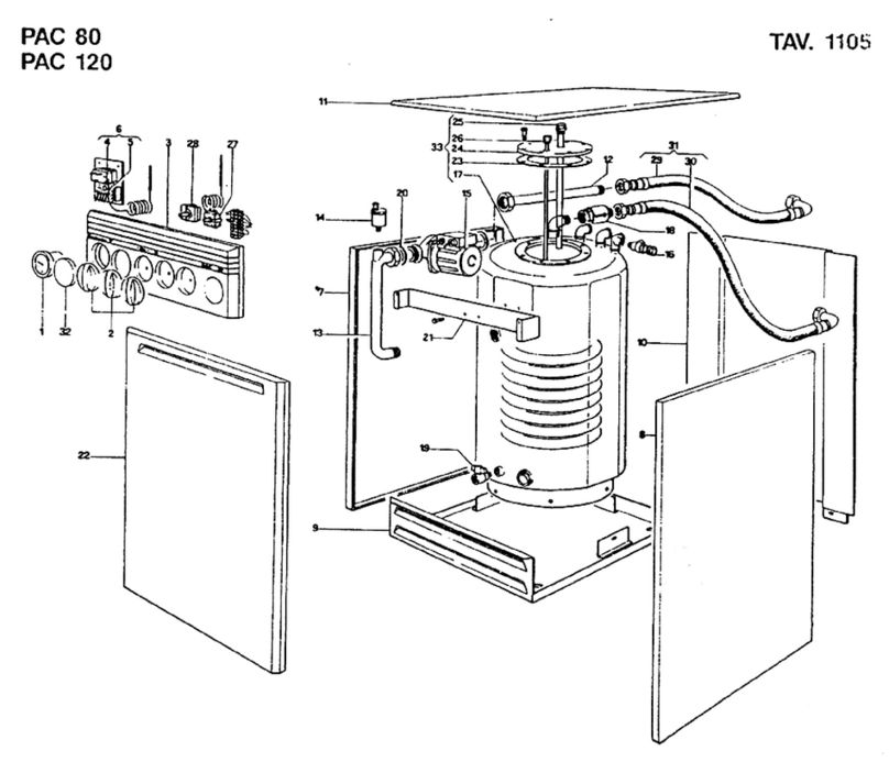 LAMBORGHINI PAC 120 - SCHEMA manual