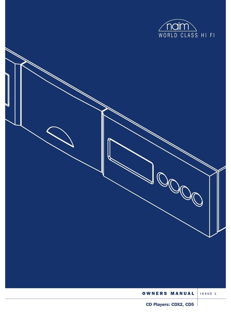 NAIM CDX2 - CD5 User manual