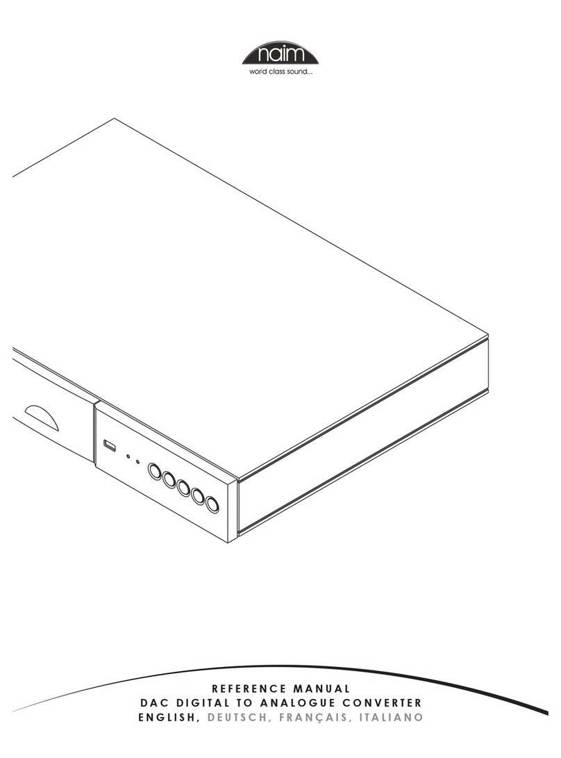 NAIM DAC - User manual