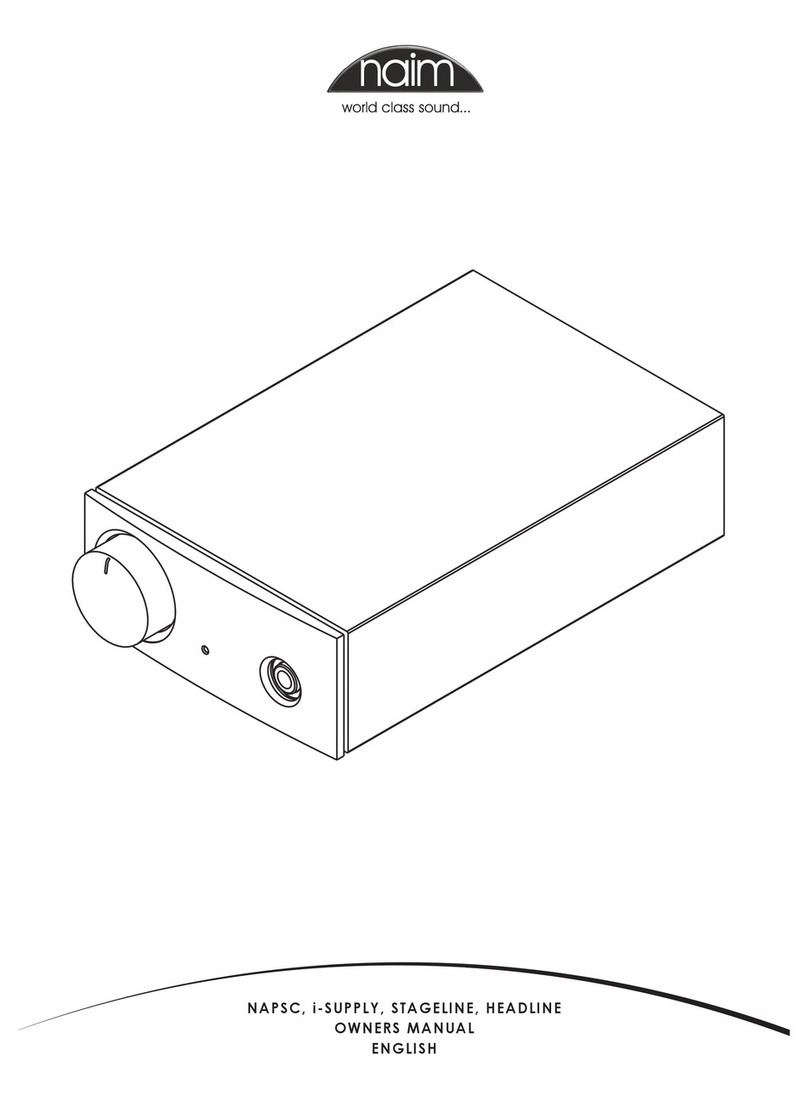 NAIM NAPSC -  2 User manual
