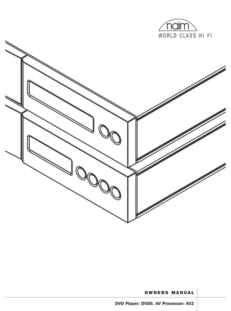 NAIM DVD5-AV2 owner's manual