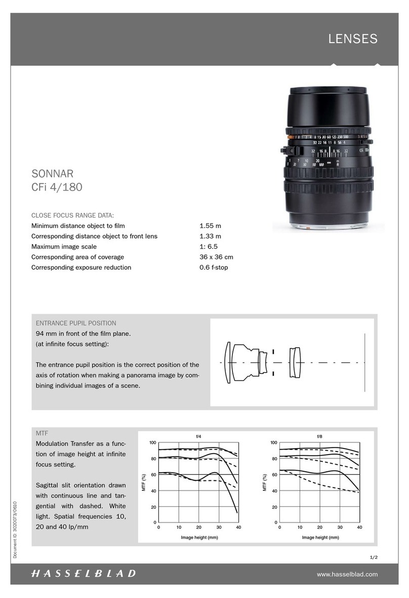 Hasselblad CFI 4-180 User manual Hasselblad CFI 4-180 User manual
