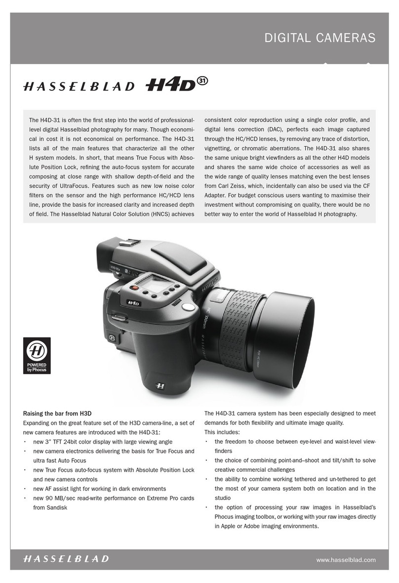 Hasselblad H4D-31 User manual